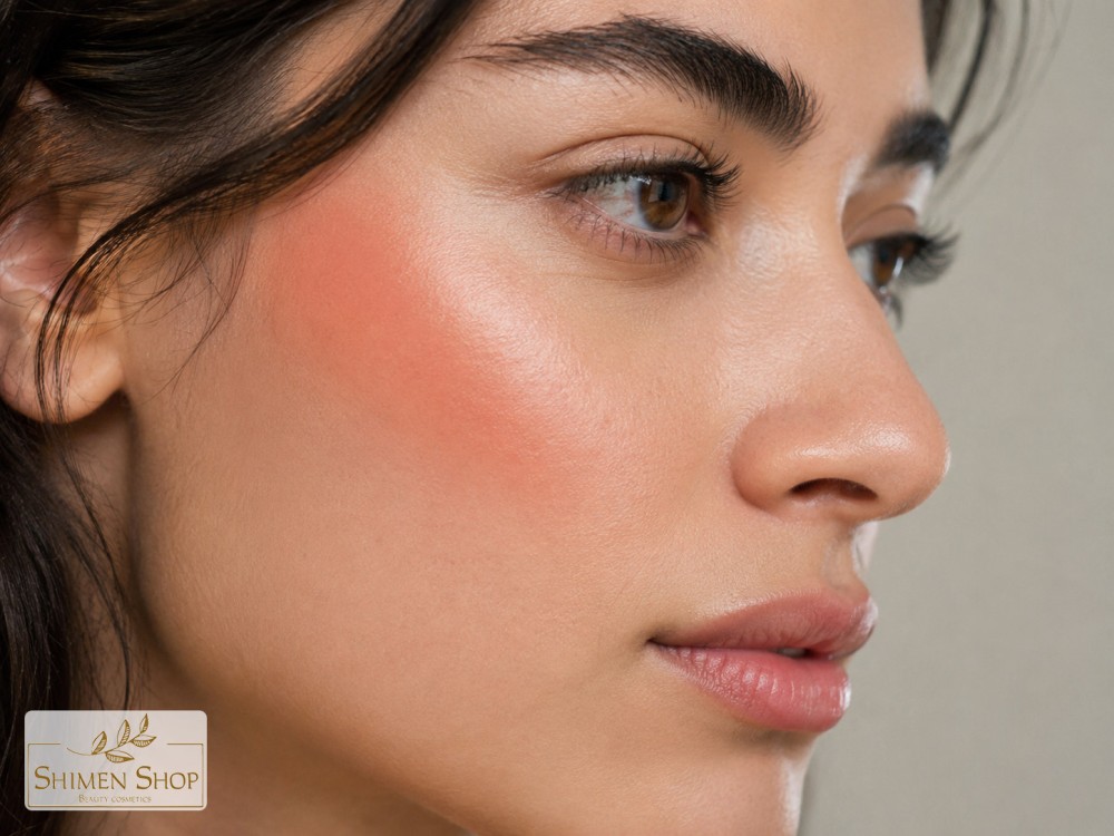انواع رژگونه کرمی و پودری برای دراپینگ در آرایش ترند 2026