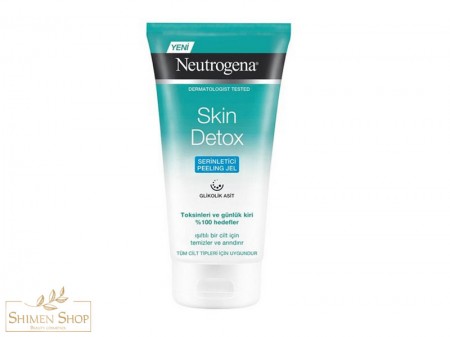 ژل لایه بردار صورت گلیکولیک‌ اسید نوتروژینا مدل Skin Detox حجم 150 میل