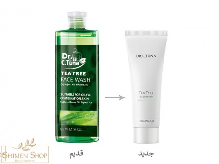 ژل شستشو پوست چرب درخت چای دکتر سی تونا فارماسی 100 میل( با بسته بندی جدید)