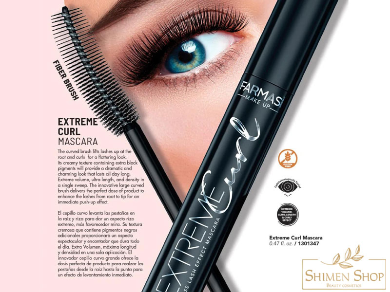  ریمل فر کننده و بلند کننده فارماسی مدل اکستریم کرل