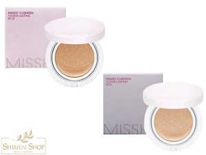 کوشن مجیک فول کاور مناسب انواع پوست میشا مدل کاور لستینگ با+SPF50 با حجم 15 گرم