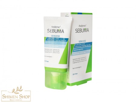 کرم ژل آبرسان مرطوب کننده و بازسازی کننده سبوما مناسب پوست‌های چرب، حساس و کم آب آردن 40 میل