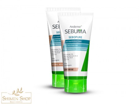 کرم ضدجوش و مرطوب کننده رنگی مناسب پوستهای چرب و جوشدار آردن سبوما 30 میل