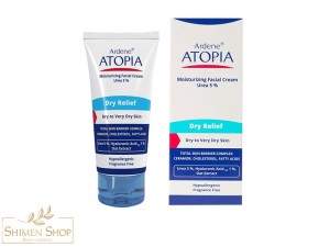 کرم مرطوب کننده قوی صورت حاوی 5 درصد اوره آردن اتوپیا مدل درای ریلیف مناسب پوست خشک، خیلی خشک و آسیب دیده 50 میل