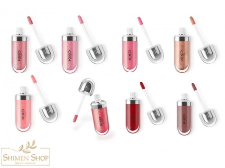 رژ لب مایع سه بعدی لیپ گلاس کیکو میلانو KIKO MILANO مدل 3d Hydra