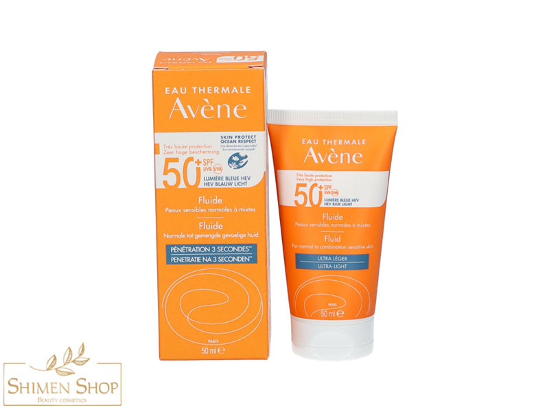 ضدآفتاب فلوئیدی اون +SPF50 با بافت فوق العاده سبک مخصوص پوست نرمال تا مختلط و حساس 50 میل