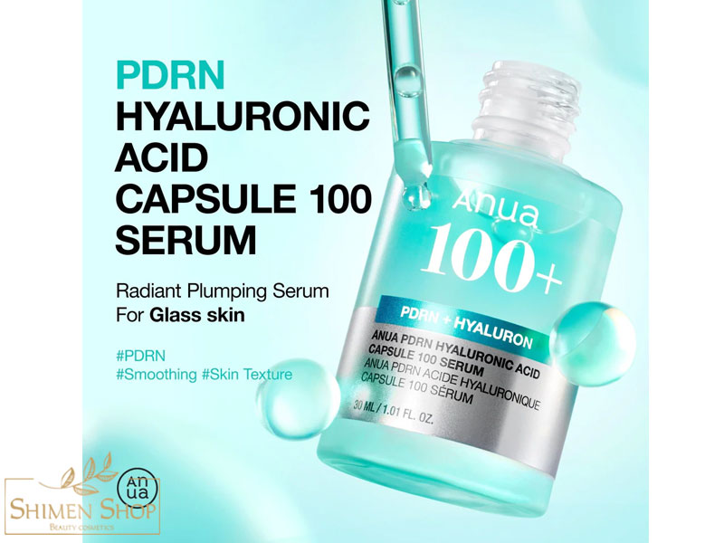 سرم کپسولی هیالورونیک اسید و PDRN آنوا 30 میل