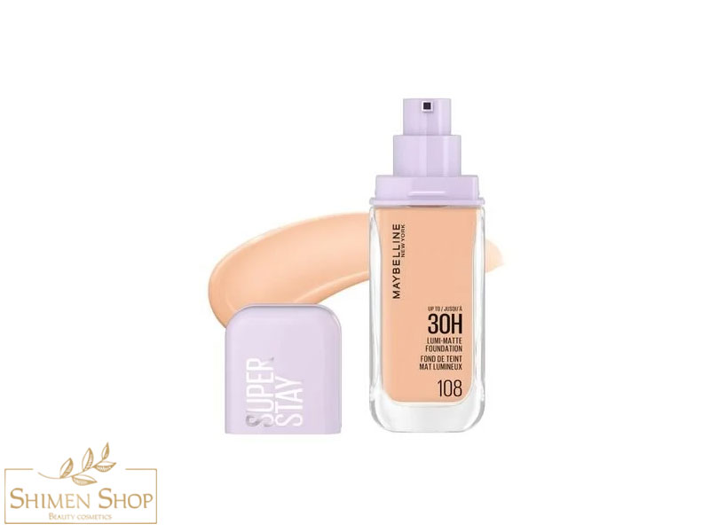 کرم‌پودر سوپر استی لومی مات میبلین 30 میل رنگ 108