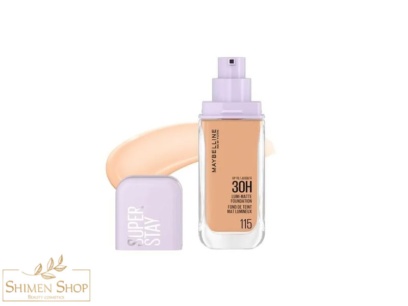 کرم‌پودر سوپر استی لومی مات میبلین 30 میل رنگ 115