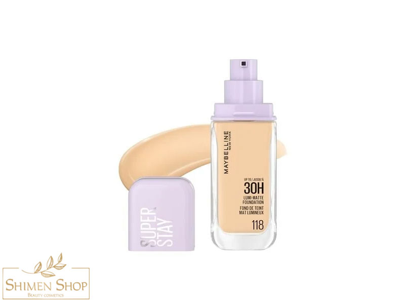 کرم‌پودر سوپر استی لومی مات میبلین 30 میل رنگ 118