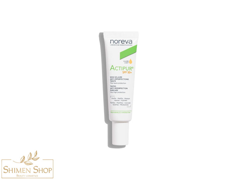 کرم ضدآفتاب رنگی ضدجوش اکتی‌پور نوروا +SPF50 (رنگ لایت)