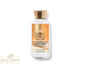 لوسیون بدن مغذی روزانه وانیل و شکر گرم (Warm Vanilla Sugar) بث اند بادی ورکس 236 میل