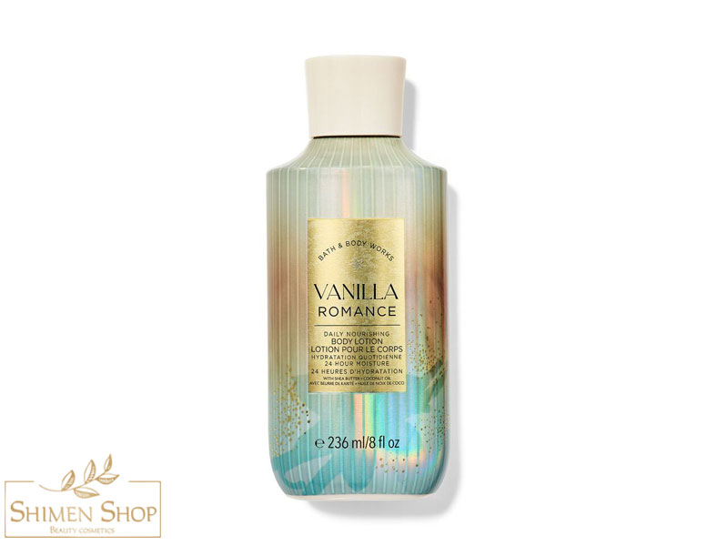 لوسیون بدن مغذی روزانه وانیلا رومنس (Vanilla Romance) بث اند بادی ورکس 236 میل