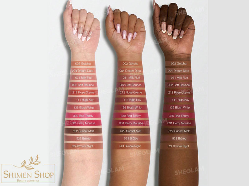 رژ لب مات، مخملی با جلوه محو شیگلم مدل Marshmallow Puff Lip Blur Pen