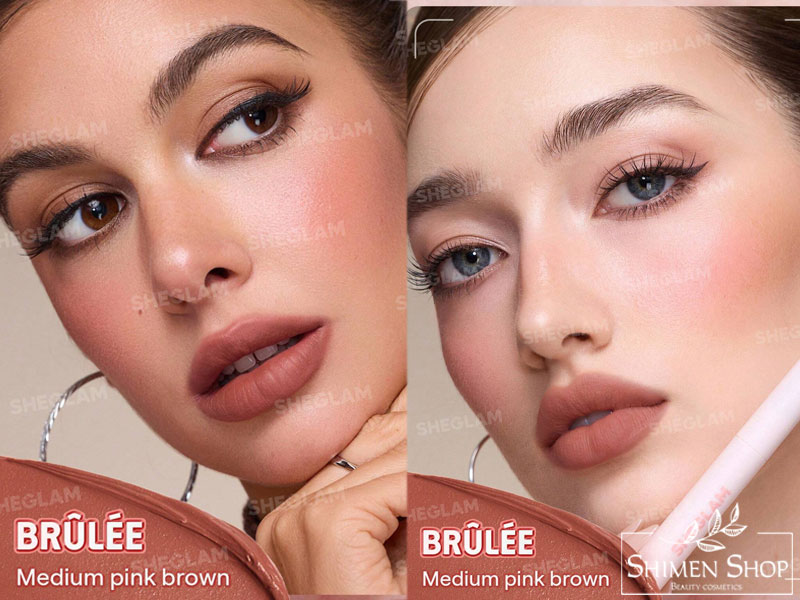 رژ لب مات، مخملی با جلوه محو شیگلم مدل Marshmallow Puff Lip Blur Pen