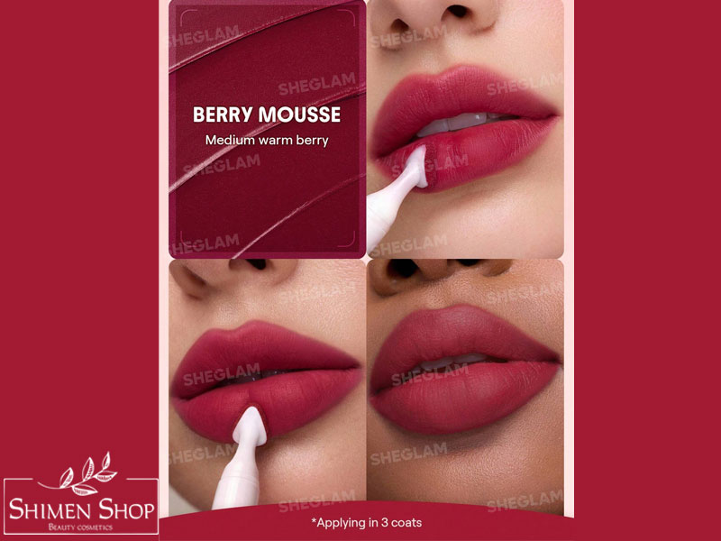 رژ لب مات، مخملی با جلوه محو شیگلم مدل Marshmallow Puff Lip Blur Pen