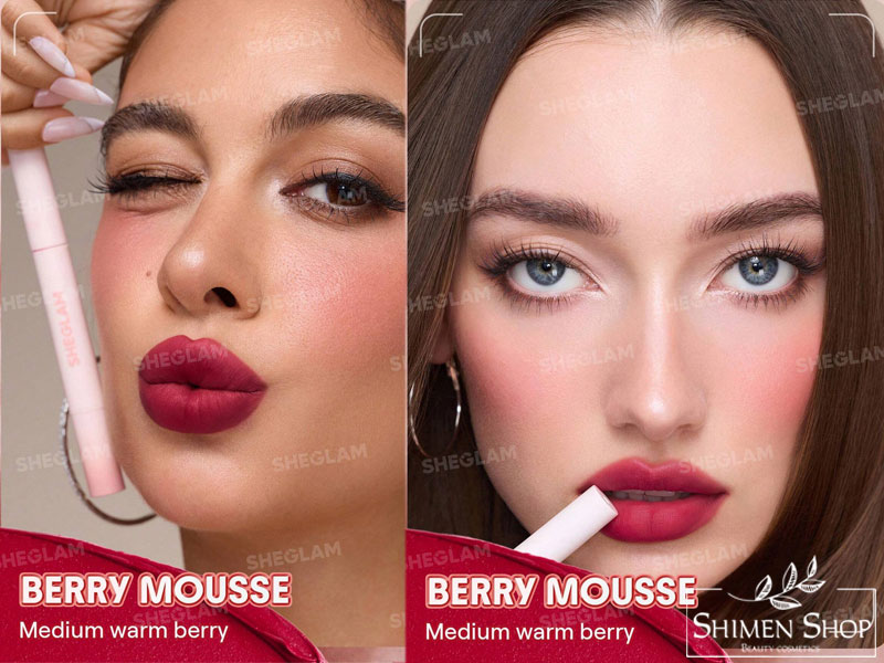 رژ لب مات، مخملی با جلوه محو شیگلم مدل Marshmallow Puff Lip Blur Pen