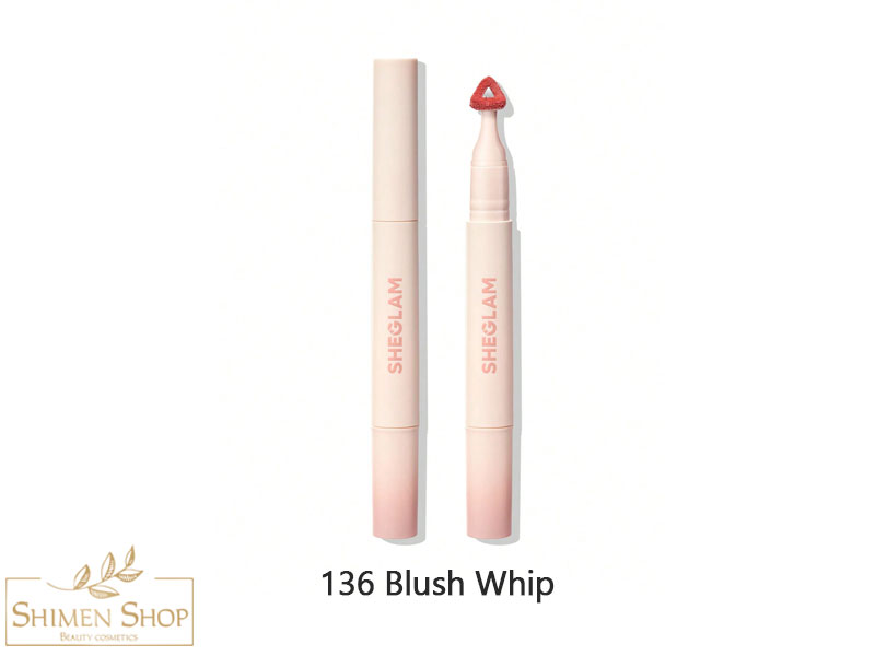 رژ لب مات، مخملی با جلوه محو شیگلم مدل Marshmallow Puff Lip Blur Pen