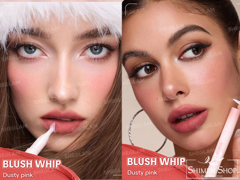 رژ لب مات، مخملی با جلوه محو شیگلم مدل Marshmallow Puff Lip Blur Pen
