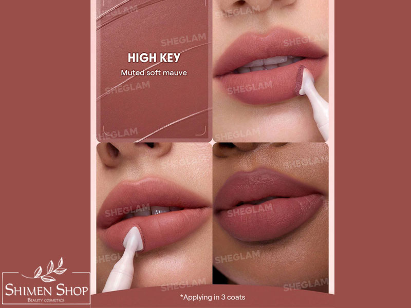 رژ لب مات، مخملی با جلوه محو شیگلم مدل Marshmallow Puff Lip Blur Pen