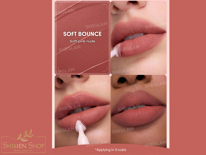 رژ لب مات، مخملی با جلوه محو شیگلم مدل Marshmallow Puff Lip Blur Pen