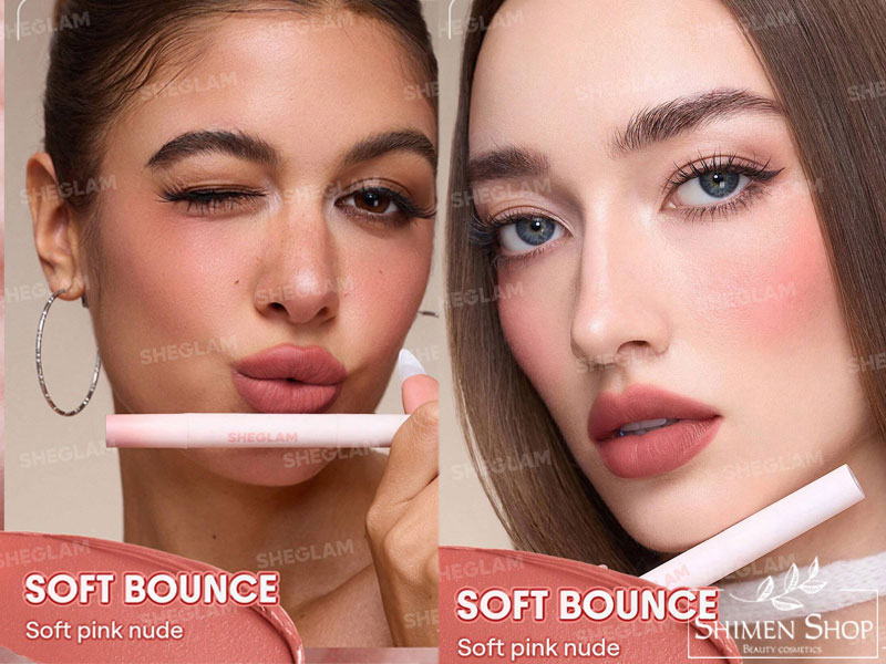 رژ لب مات، مخملی با جلوه محو شیگلم مدل Marshmallow Puff Lip Blur Pen