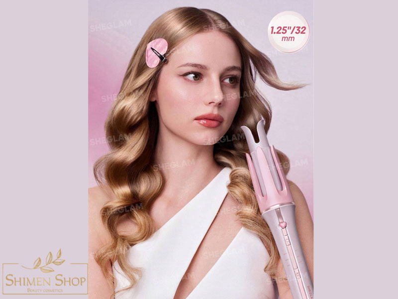 فر کننده مو اتوماتیک شیگلم مدل Cupid’s Charm( رنگ صورتی) 