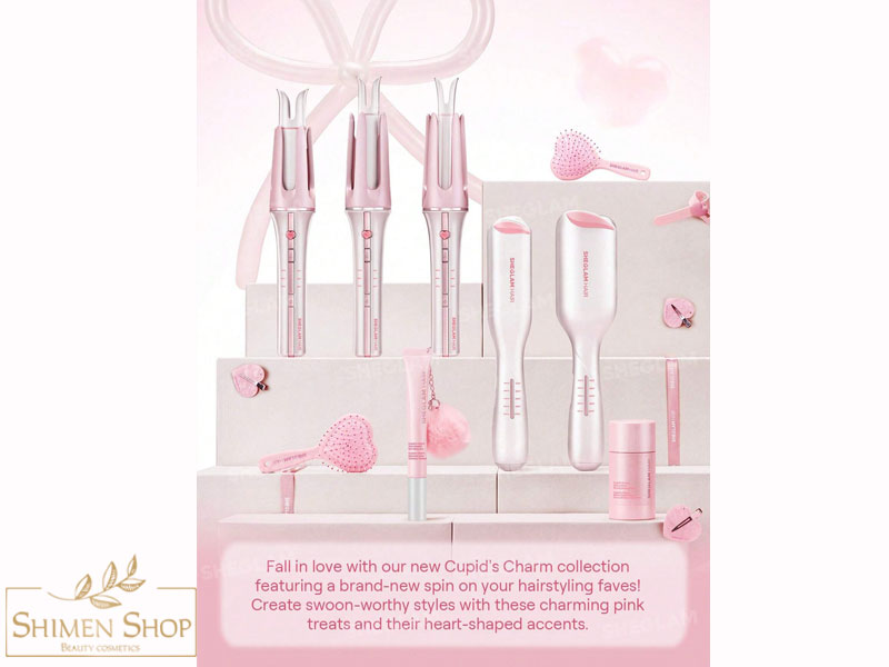 فر کننده مو اتوماتیک شیگلم مدل Cupid’s Charm( رنگ صورتی) 