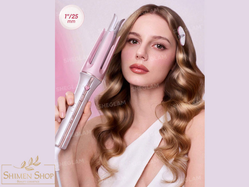فر کننده مو اتوماتیک شیگلم مدل Cupid’s Charm( رنگ صورتی) 