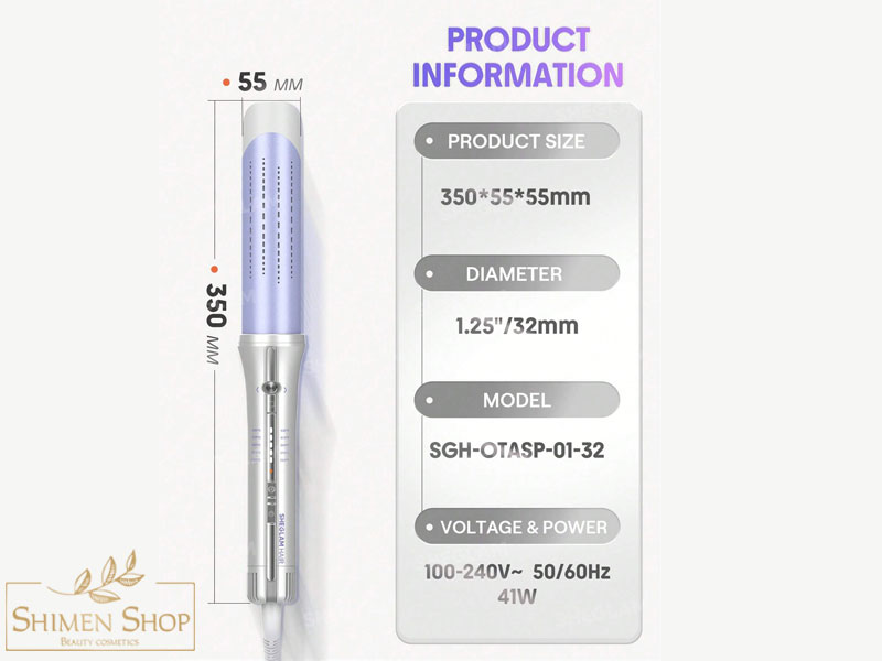 فرکننده چرخشی اتوماتیک مو شیگلم مدل Airflow Styler Pro با فناوری باد خنک