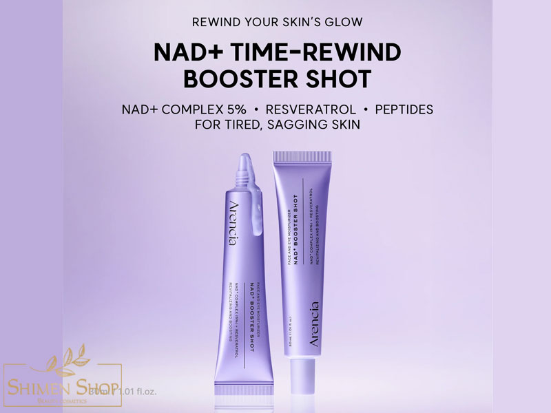 سرم دور چشم و صورت NAD+ تایمریوایند بوستر شات آرنسیا جوانساز و احیاکننده