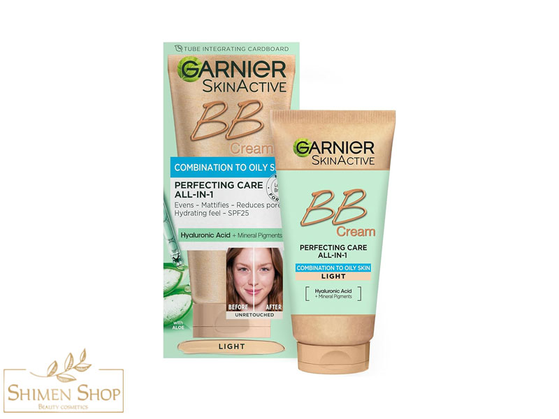 بی‌بی کرم گارنیر اسکین اکتیو بدون چربی SPF 25 مناسب پوست چرب و مختلط 50 میل