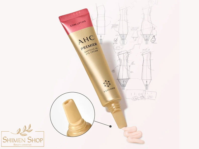 کرم دور چشم و صورت آمپولی لیفتینگ و کلاژن 6گانه ای اچ سی (AHC) با حجم 12 میل