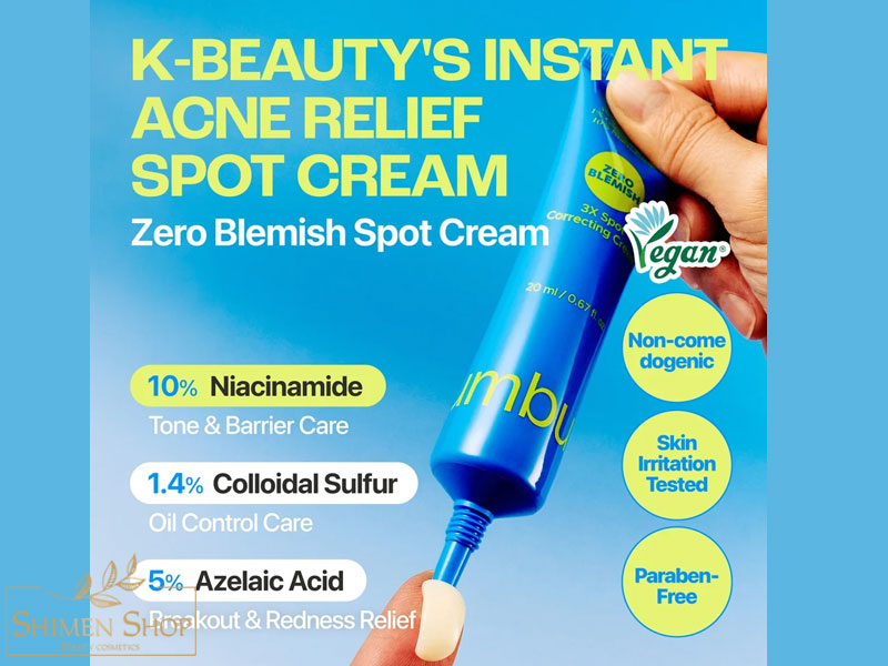 کرم موضعی ضد جوش و اصلاح کننده جای جوش نامبوزین 20 میل